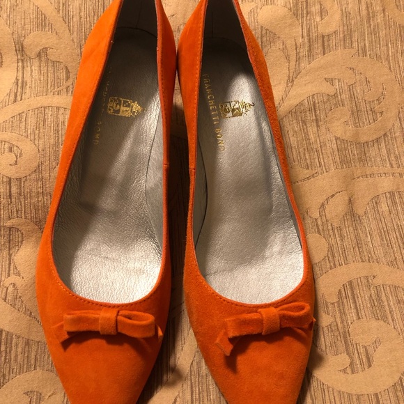 Escarpins Talons Franchetti Bond En Cuir Noir - Taille 38 - Occasion En Bon état